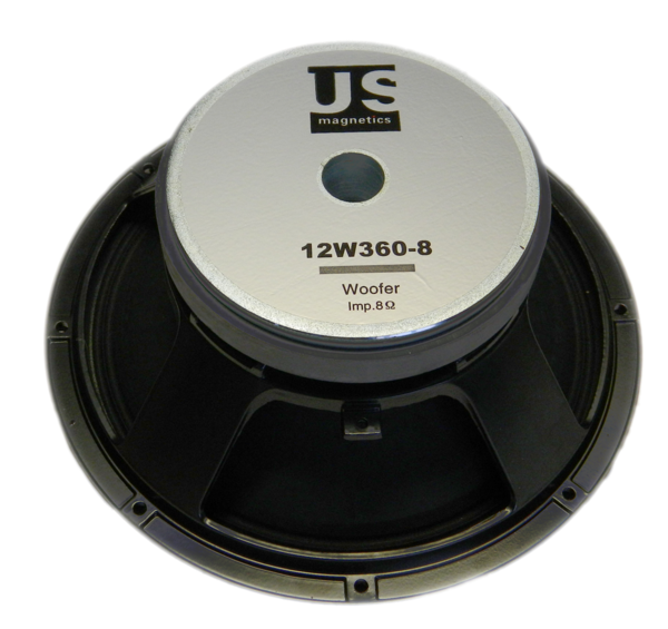 12W360-8 US.magnetics Woofer (replaces Fostex 12W360)